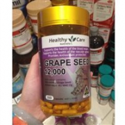 黄磊娇妻同款：澳洲Healthy Care葡萄籽胶囊 美白淡斑抗氧化12000mg*300粒