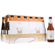 德国进口哈尔博（Harboe）白熊小麦啤酒330ml*24整箱装