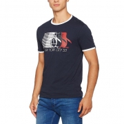 Original Penguin  企鹅牌 男士圆领印花T恤