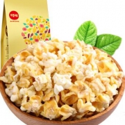 百草味 玉米豆膨化食品 奶油味爆米花 黄金豆 130g/袋