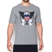 限L码！UNDER ARMOUR 安德玛 男士苍鹰图案短袖T恤