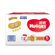 HUGGIES 好奇 金装 超柔贴身纸尿裤 XL105片  折145元（215元，双重优惠）