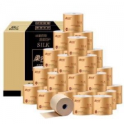 Roubeijia 柔贝佳 本色卷纸 4层140g*27卷（整箱销售）