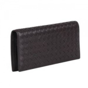 BOTTEGA VENETA 244688-V4651 男士真皮编织长款钱包