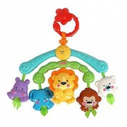 Fisher Price 费雪 可爱动物便携旋转摇铃 R9681
