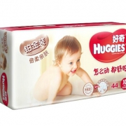 HUGGIES 好奇 铂金装 倍柔亲肤 纸尿裤 XL44片*4件