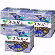 限Prime会员，日本原装进口 乐而雅 F系列 夜用量多轻薄护翼卫生巾35cm*13片*3包