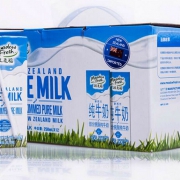 纽麦福 部分脱脂牛奶250ML*24盒*3