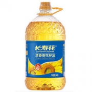 长寿花 8次精纯 压榨一级清香葵花籽油 4L*2桶