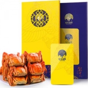 姑苏渔歌 阳澄湖大闸蟹金典款1588型礼卡 公蟹4.0两/只 母蟹3.0两/只 4对8只 礼盒装