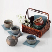 手际工房 美浓烧 茶器套装
