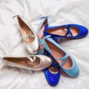 17年春夏新款，Stuart Weitzman 女士Bolshoi Napa 软羊皮芭蕾平底鞋 prime会员免费直邮