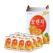 韩国九日牌加糖橙汁果肉饮料 进口礼盒装果汁238ml*12瓶