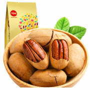 限浙江：百草味 坚果炒货 干果零食核桃 碧根果 190g/袋