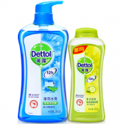 滴露（Dettol）健康沐浴露 薄荷冰爽 950克+青瓜舒爽 350克