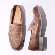 FRYE 弗莱 Adam男士真皮一脚蹬 $73
