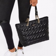 Karl Lagerfeld 女士K/KUILTED 真皮托特包 4.3折£139.04（£158额外88折）