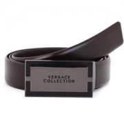 VERSACE COLLECTION 范思哲 男士棕色牛皮板扣腰带 V91223S VM00046 V239 100 *3件