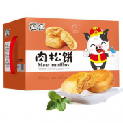 限地区：果购多（GUOGOUDUO）肉松饼 整箱装 1000g
