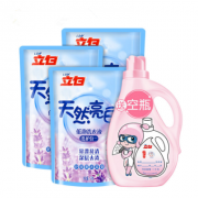 限地区：立白 天然亮白低泡洗衣液（1kg*3袋+1kg空瓶）