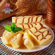 10点抢白菜，沃森 奶香巧克力味蒸蛋糕850g*2