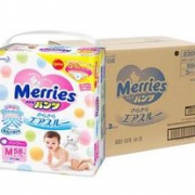 折67元/件！Merries 妙而舒 拉拉裤 M58片 3包 201.76元（252，双重优惠）