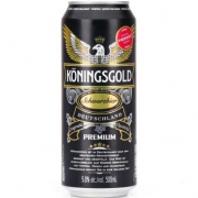 限地区：中粮 领鹰 KONINGSGOLD 德国原装进口啤酒 黑啤 500ml
