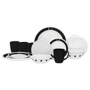 中亚Prime会员：Corelle 康宁 Urban Black 生活餐具 20件套