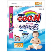 Goo.n 大王 维E系列 婴儿纸尿裤 M80 *5件