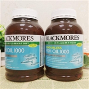 超值套装！ Blackmores 澳佳宝 深海鱼油软胶囊 1000mg 400粒*2瓶