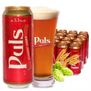 Puls 宝乐氏 经典黑啤酒 500ml*24听整箱装