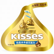 Kisses好时 巴旦木牛奶巧克力糖果休闲零食36g