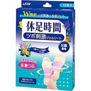 凑单品：LION 狮王 足底穴位刺激专用啫喱足贴 12片