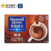 麦斯威尔 特浓三合一速溶咖啡 390g/盒（30条）