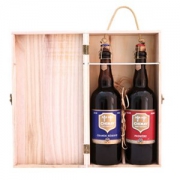 历史低价 Chimay 智美（蓝/红）啤酒 精致礼盒装 750ml*2瓶*2  129包邮 *2件