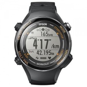 EPSON 爱普生 RUNSENSE SF-850 超马级光电心率GPS运动腕表 运动手表 别致黑（高精度光电心率 20小时超马级续航）