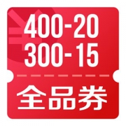 京东优惠券 京东福利站 京豆换400-20、300-15、200-10、105-5、立减6元全品券