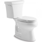 科勒（KOHLER）马桶  纽华氏五级旋风分体座便器K-5343T-S-0  305mm(缓降盖板)