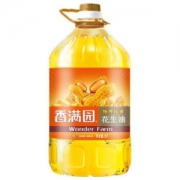 香满园 食用油 物理压榨 花生油5L *2件