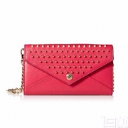 Rebecca Minkoff 瑞贝卡明可弗 女士Wallet on a Chain真皮单肩钱包手拿包