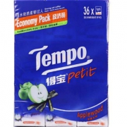 Tempo/得宝 手帕纸 迷你4层*36包（苹果木味） *2件