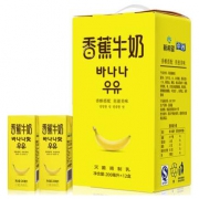 限地区：新希望 香蕉牛奶饮品 200ml*12盒