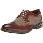 中亚Prime会员：Clarks 其乐 Delsin Wing 男士真皮拼色系带牛津鞋