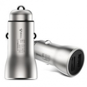 BULL 公牛 车载充电器 GN-U118C 金属材质 银色 *2件
