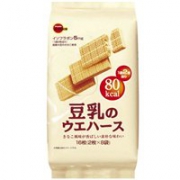 Bourbon布尔本 豆乳威化饼干休闲食品16枚入x6包