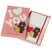 Moleskine TRUE LOVE LINE FRIENDS 硬面笔记本 情人节限量