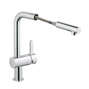 高仪（GROHE ） 莱尔L型 抽拉式厨房龙头 32454000