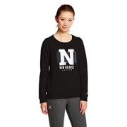 New Balance 女式 长袖针织套衫 AWT64609-BK