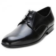 Salvatore Ferragamo 菲拉格慕 男款LAURENT系列黑色牛皮平底系带商务皮鞋 0629009 8/42 EEE