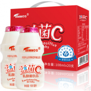 限地区：时代（Times）儿童益菌C乳酸菌 108ml*20 整箱